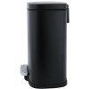 NIMCO Hranatý odpadkový kôš s vyberateľnou nádobou, čierny mat KOS 8005-90