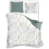 Faro Bavlnené obliečky COTTAGE HOME 018 160x200 cm + 2x 70x80 cm biela/popolavá modrá