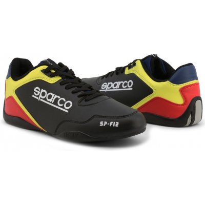 SPARCO SP F12 BLK RED YLW FLUO PÁNSKE ŠPORTOVÉ TOPÁNKY