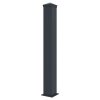 Stĺpik G21 pre plotové pole 10x89 cm s pätkou, antracitový