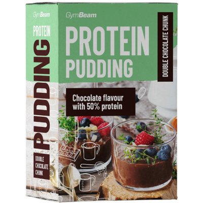 GymBeam Protein Puding Double chocolate chunk 500 g