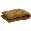 MADAM STOLTZ Bavlnený matrac Sugar almond / Black 45 × 125 cm