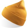 Atlantis Headwear Čepice Wind-S, pletená COT33022003199-gold yellow UNI Žlutá zlatavě