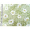 Pvc obrus šírka 140cm ZELENÝ MARGARÉTKY