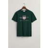 TRIČKO GANT REG ARCHIVE SHIELD SS T-SHIRT TARTAN GREEN