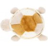 NATTOU Hračka plyšová korytnačka Lapidou 4 aktivity 19 cm Caramel