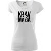 Nápis Krav Maga - Dámske tričko Pure - XS ( Biela )