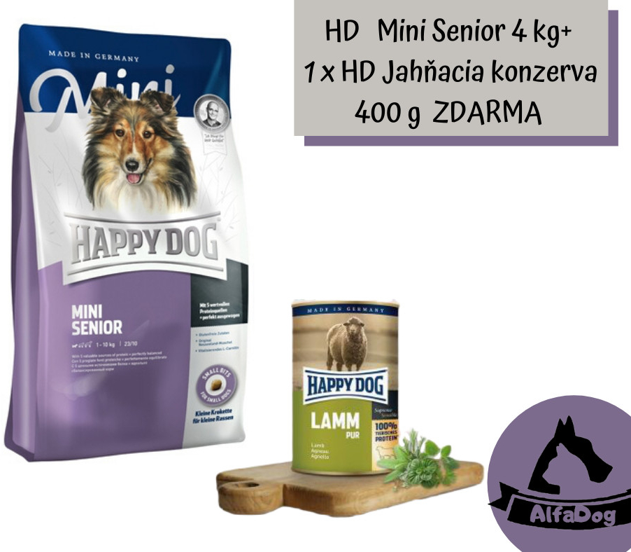 Happy Dog Supreme Mini Senior 4 kg