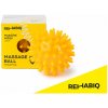 REHABIQ Masážna loptička ježko žltá 6 cm