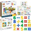 WOOPIE Matematika puzzle hra Stavebné bloky + vzory 148 ks