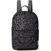 Studio Noos Puffy Midi Backpack - batôžtek s predným vreckom Black Leopard