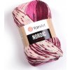 Yarn Art příze Nordic 660 vínová, růžová a krémová