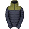 SCOTT Cyklistická zateplená bunda - INSULOFT WARM - zelená/modrá XL