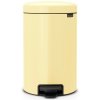 Brabantia Pedálový odpadkový kôš NEWICON 12 l, žltý, oceľový