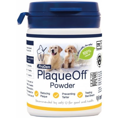 ProDen PlaqueOff Powder pre psy a mačky zubný kameň 60 g