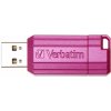 Verbatim 49067 Flash Disk Hi-Speed Store 'n' Go, 16GB, Pinstripe, USB 2.0, Hot růžový