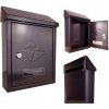 Poštová schránka euroschránka, vhadzovacia HuW hnedá