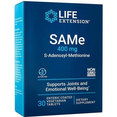 Life Extension SAMe S-adenozyl-metionín 400 mg 30 tabliet