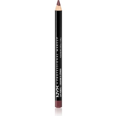 NYX Professional Makeup Slim Lip Pencil precízna ceruzka na pery 809 Mahogany 1 g