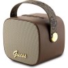 Bluetooth reproduktor Guess Mini PU 4G Strap Brown 5W (GUWSB2P4SMW)