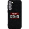 Picasee silikónový čierny obal pre Samsung Galaxy S23+ 5G - HELLO 404