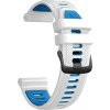 PROTEMIO 112653 SPORTY Vymeniteľný silikónový remienok Garmin Forerunner 965 bielo-modrý