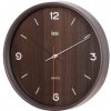 Nástenné hodiny TEESA TSA0048DB 30cm, imitácia tmavé drevo