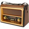 FM rádio napájané zo siete/batérií Golon v retro štýle