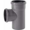 Magnaplast Vnitřní odpadní T-kus PP 125/110/87 HTEA šedý