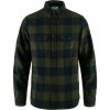 FJÄLLRÄVEN Övik Heavy Flannel Shirt M, Deep Forest-Dark Navy - M