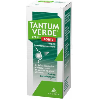 Tantum Verde Forte Spray 15 ml sprej do hrdla