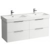 Laufen Spodná skrinka pod umývadlo 126 cm, biela matná H4025141102601