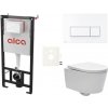 Cenovo zvýhodnený závesný WC set Alca do ľahkých stien / predstenová montáž + WC SAT Brevis SIKOASW7