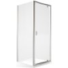 Roltechnik Sprchovací kút MDO1 + MB - otváracie dvere a pevná stena 90 cm 80 cm