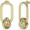Guess Pozlátené náušnice so zirkónmi Perfect JUBE04073JWYGT/U