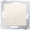 Spínač 2-pólový (2So) 10AX/250V pikt.0/1 (PS) krémová SIMON54Pre (simon)