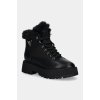 Členkové topánky Guess REZIM dámske, čierna farba, na platforme, zateplené, FLFREZ ELE10 FLFREZ.ELE10.BLACK EUR 38