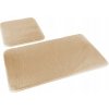 EUROMAT Kúpelňové predložky LOMBOK béžové 2ks/sada