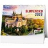 Slovensko 2026 - stolní kalendář - autor neuvedený