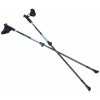Nordic Walking palice Warg Nordic Carbon Fastlock Farba: čierna/modrá