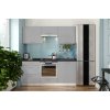 | Kuchynská linka CELESTE 180 cm lesklá sivá | MT0105