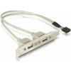 Delock zadný panel USB 2.0 x2 71000