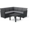 Claire 5 miestna rohová záhradná súprava so stolom Orlando graphite