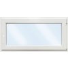 Plastové okno jednokrídlové ARON Basic biele 1100 x 650 mm DIN pravé