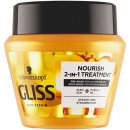 Gliss Kur Oil Nutritive regenerační maska pro vlasy náchylné k třepení 300 ml