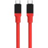Tactical KP31176 Fat Man USB-C/USB-C, 1m, červený