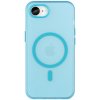 AppleKing matný priesvitný kryt s MagSafe pre iPhone 16e - modrý - možnosť vrátiť tovar ZADARMO do 30tich dní