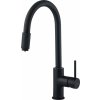 KITCHEN MIXER WITH SWIVEL SPOUT AND CONNECTION TO WATER FILTER DEANTE BLACK ASTER