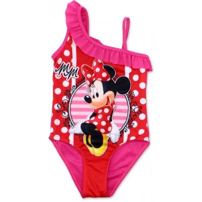 Setino · Detské / dievčenské jednodielne plavky Minnie Mouse - Disney Tmavo ružová