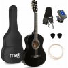 Max SoloArt Junior 3/4 Classic gitarový balíček, čierny